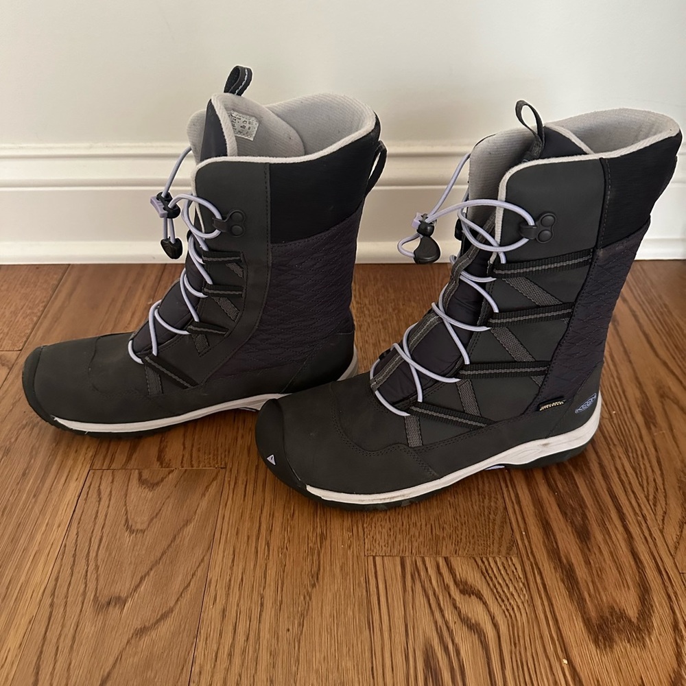 Keen Kids Snow Boots - Black and Purple